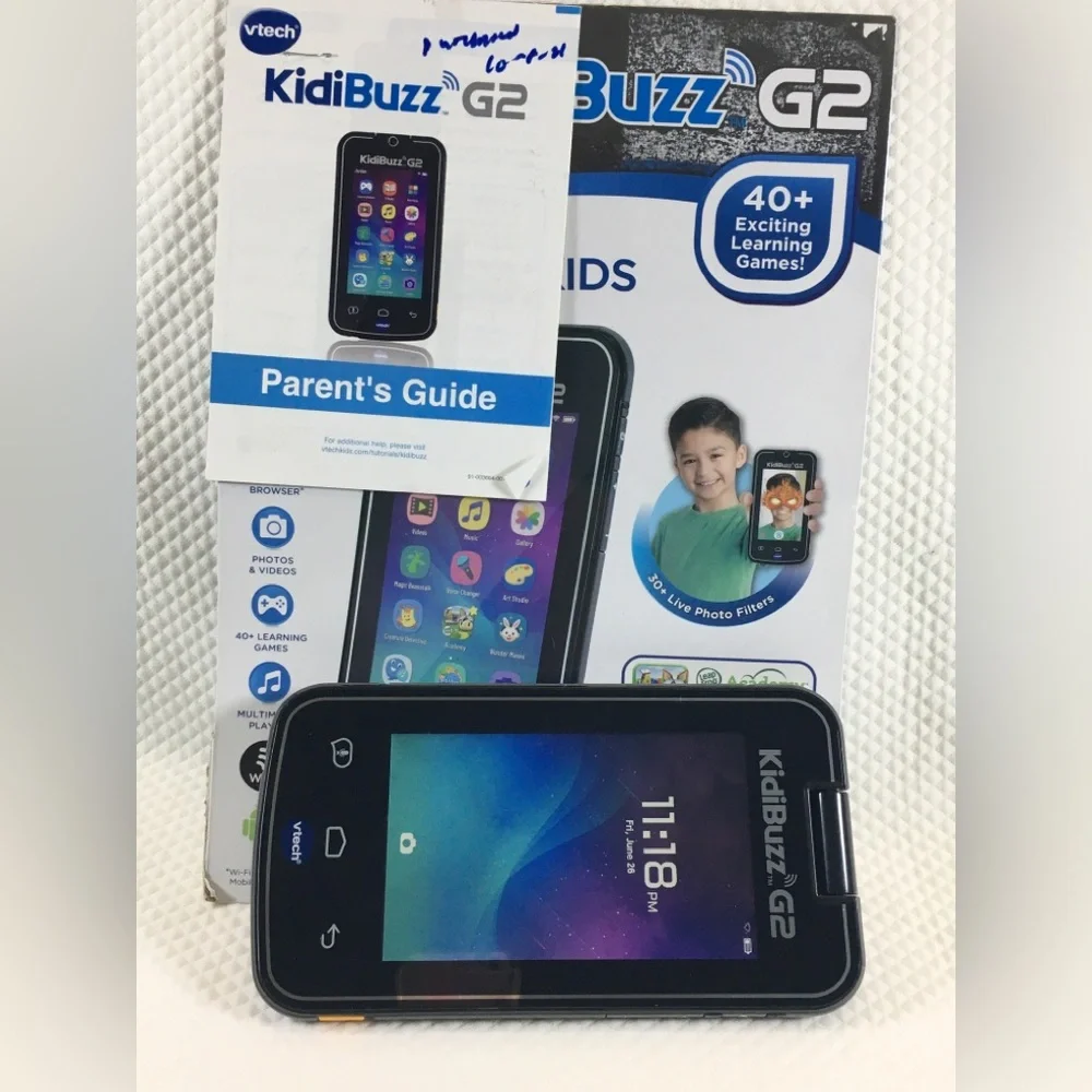 KidiBuzz G2 Kids Black VTech Kidibuzz G2 Smart Device for Kids